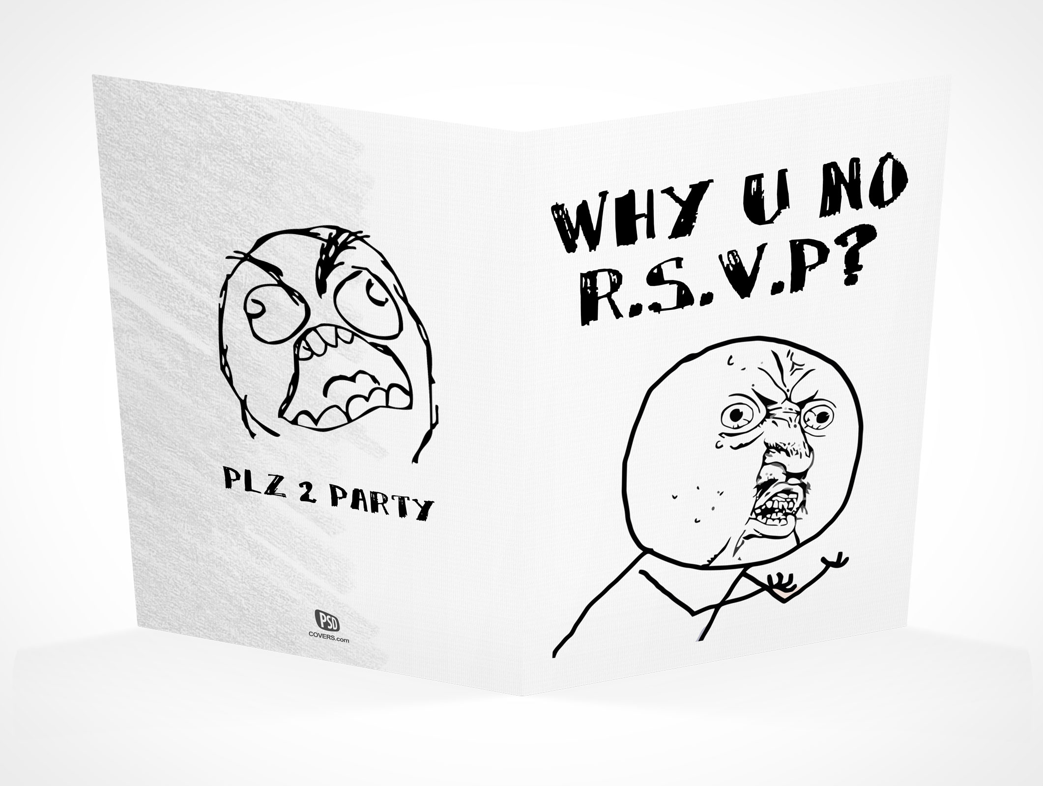 Bi-Fold RSVP Card Mockup 13r5