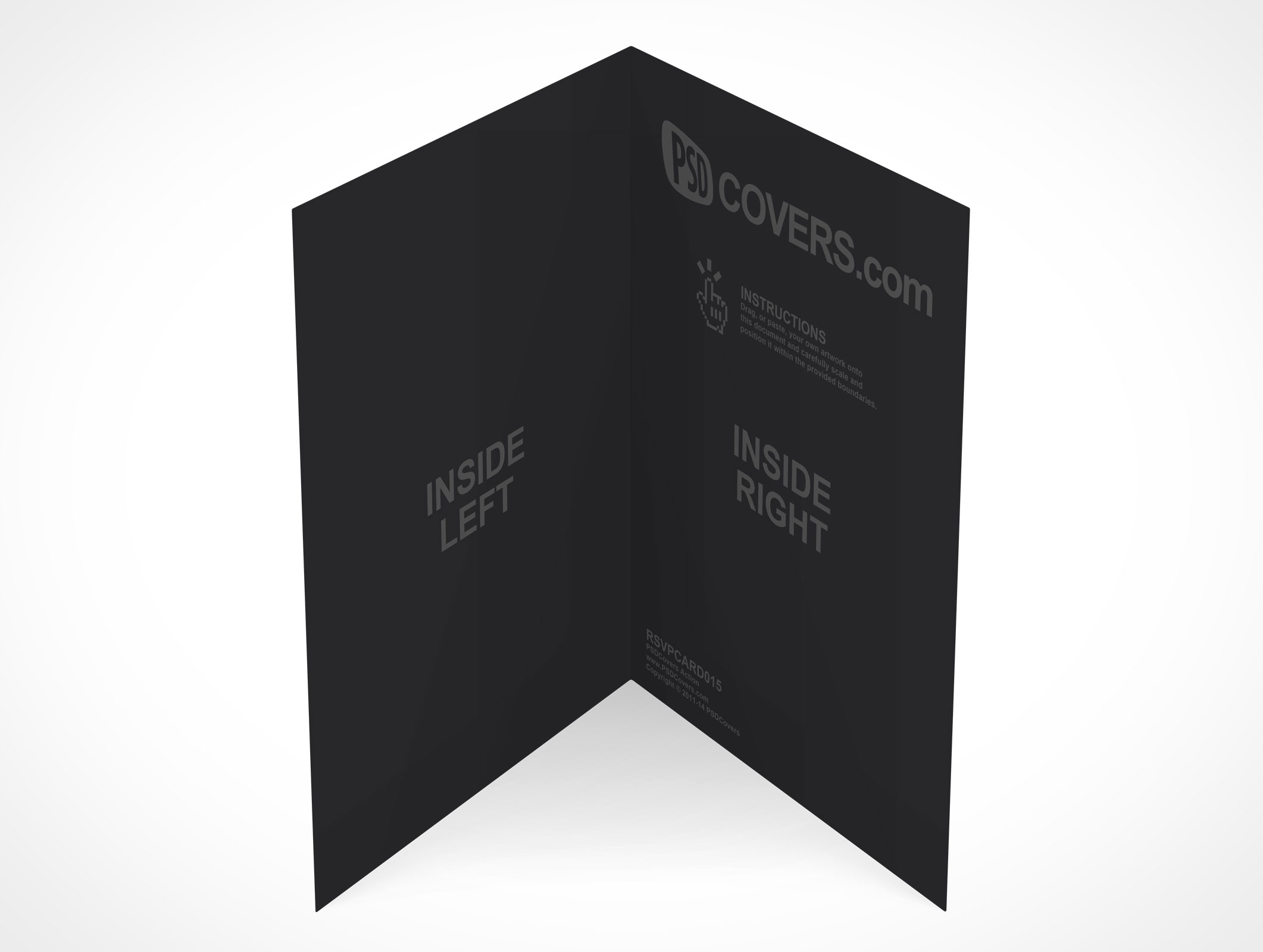 Bi-Fold RSVP Card Mockup 15