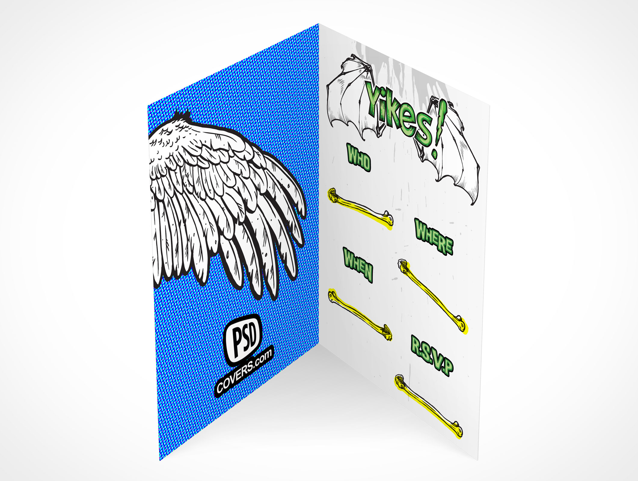 Bi-Fold RSVP Card Mockup 15r3