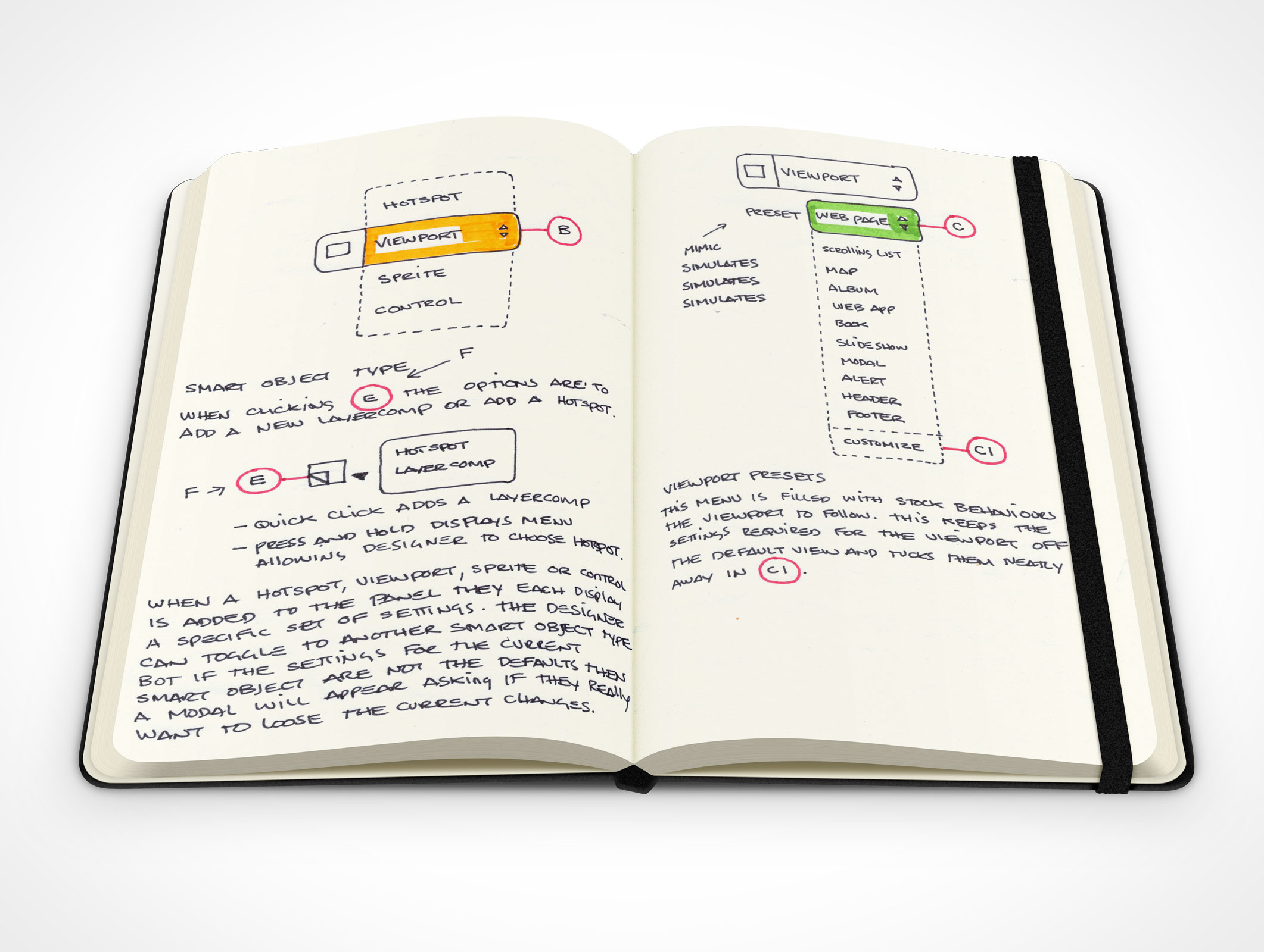 Black Notebook Mockup 1r3