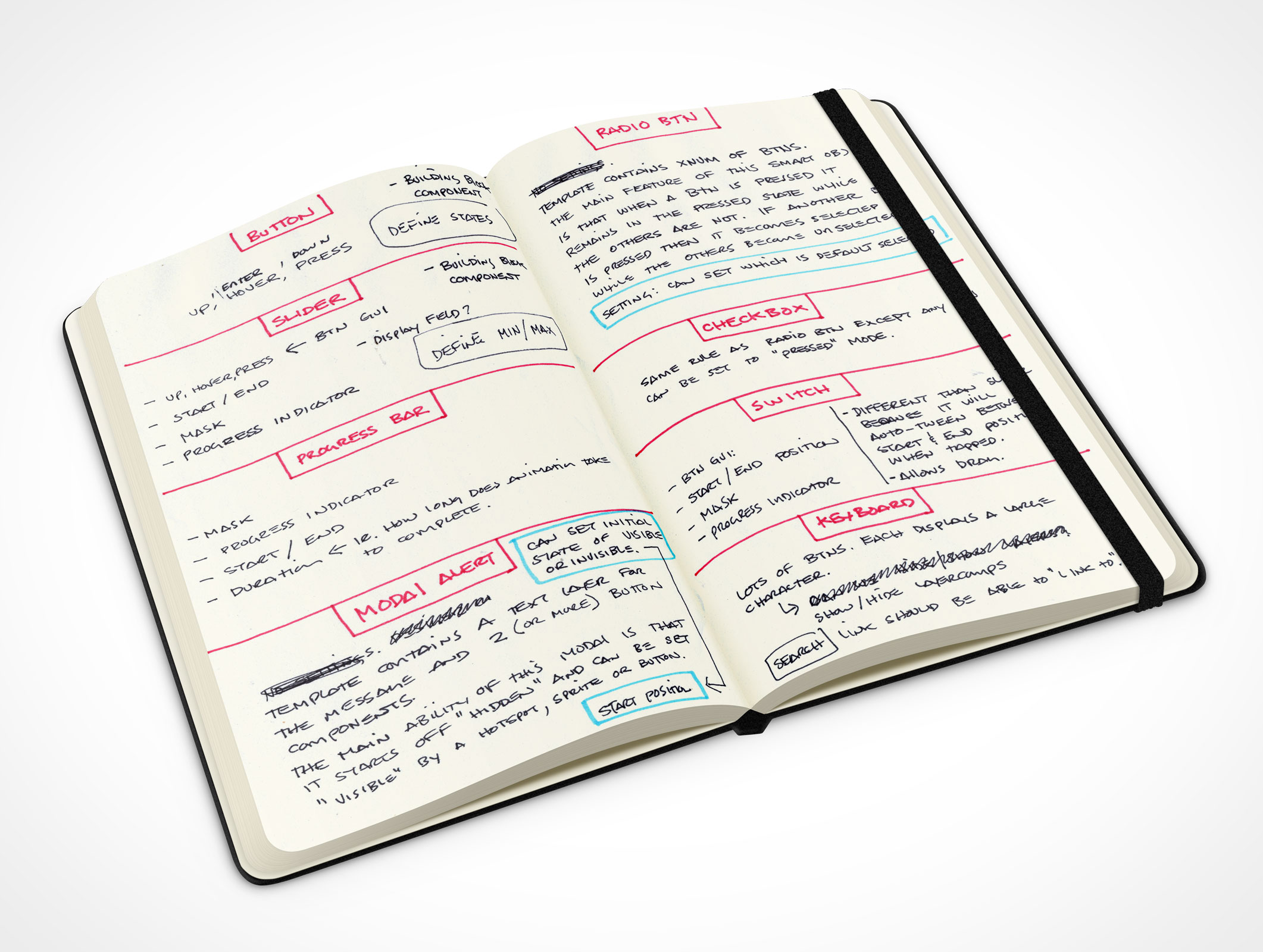 Black Notebook Mockup 2r3