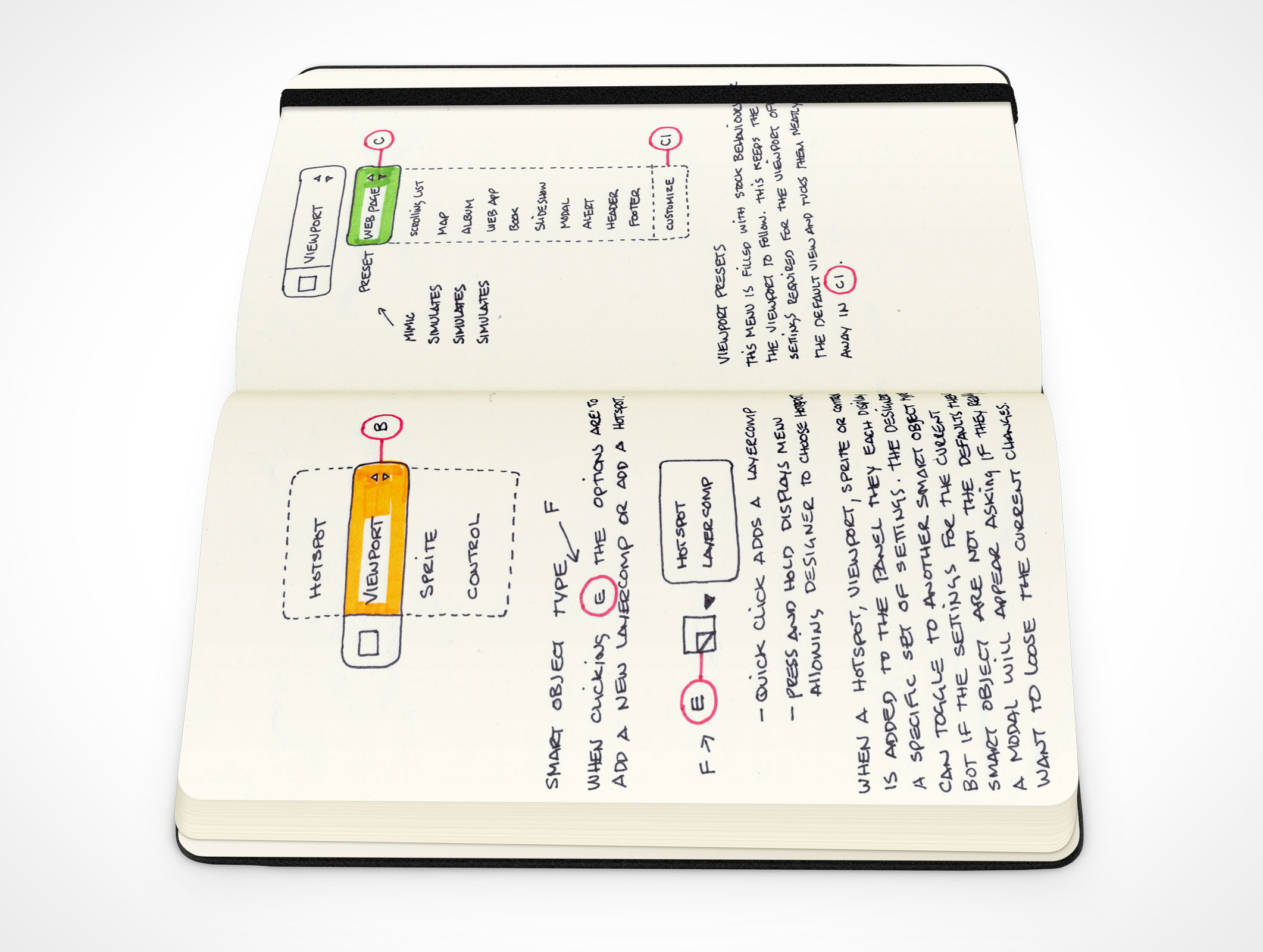 Black Notebook Mockup 4r4