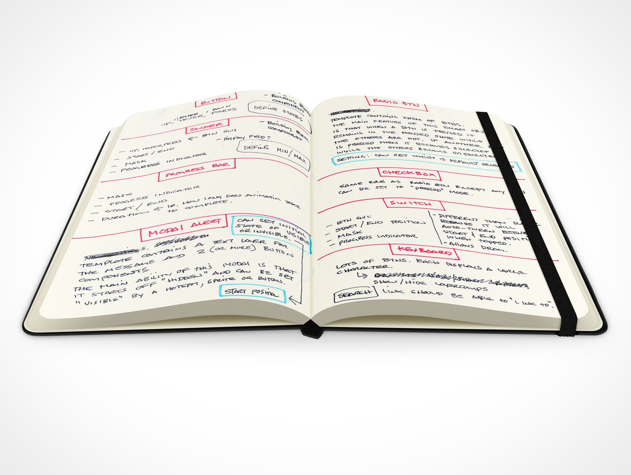 Black Notebook Mockup 5r3