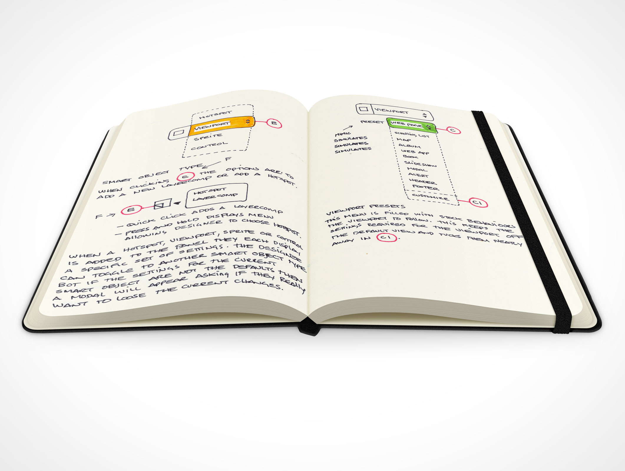 Black Notebook Mockup 5r4