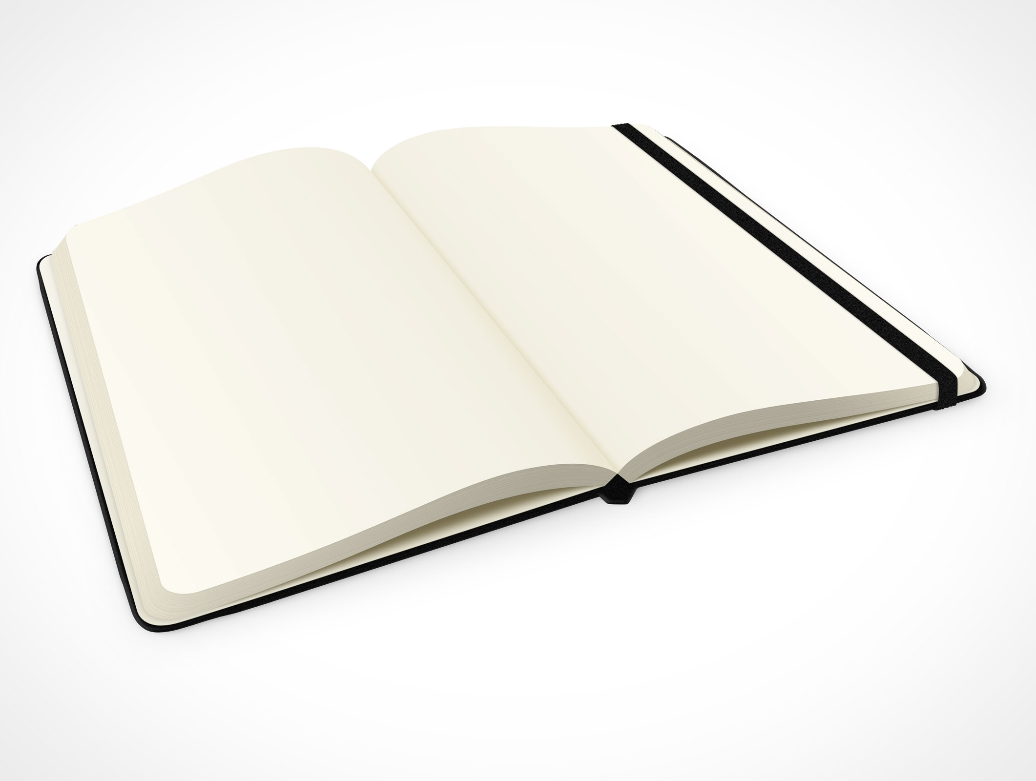 Black Notebook Mockup 6r2