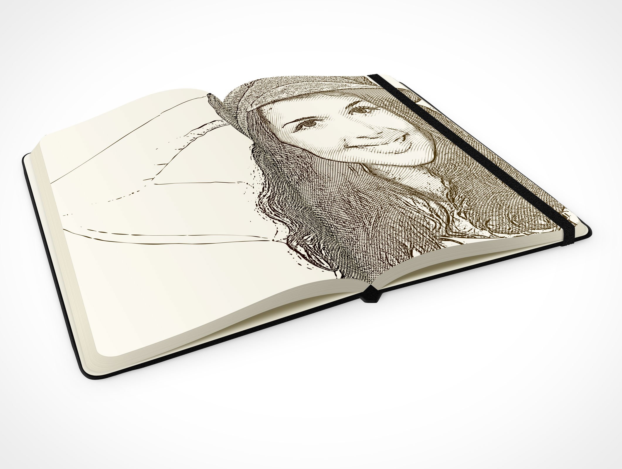 Black Notebook Mockup 6r5