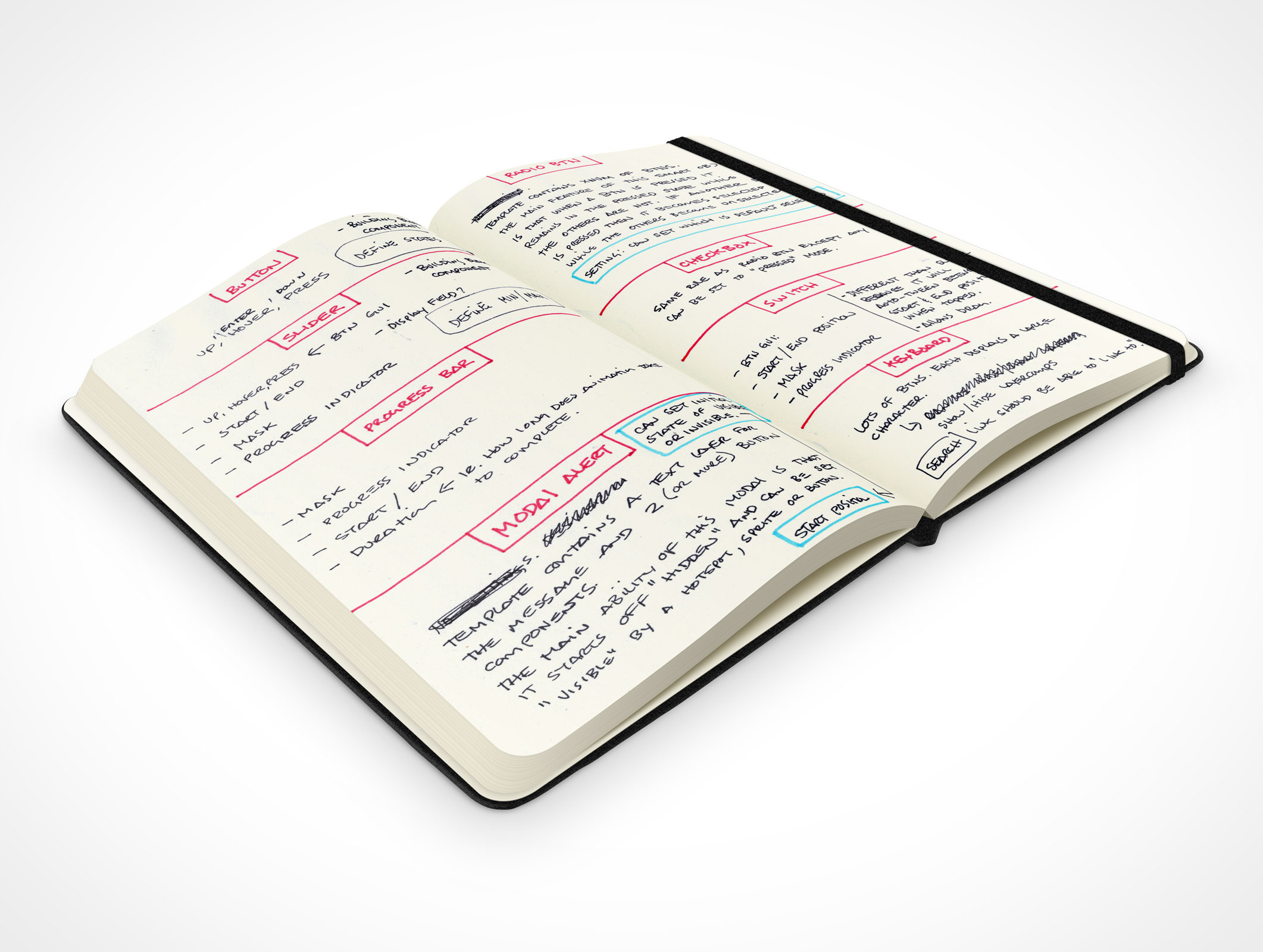 Black Notebook Mockup 7r4