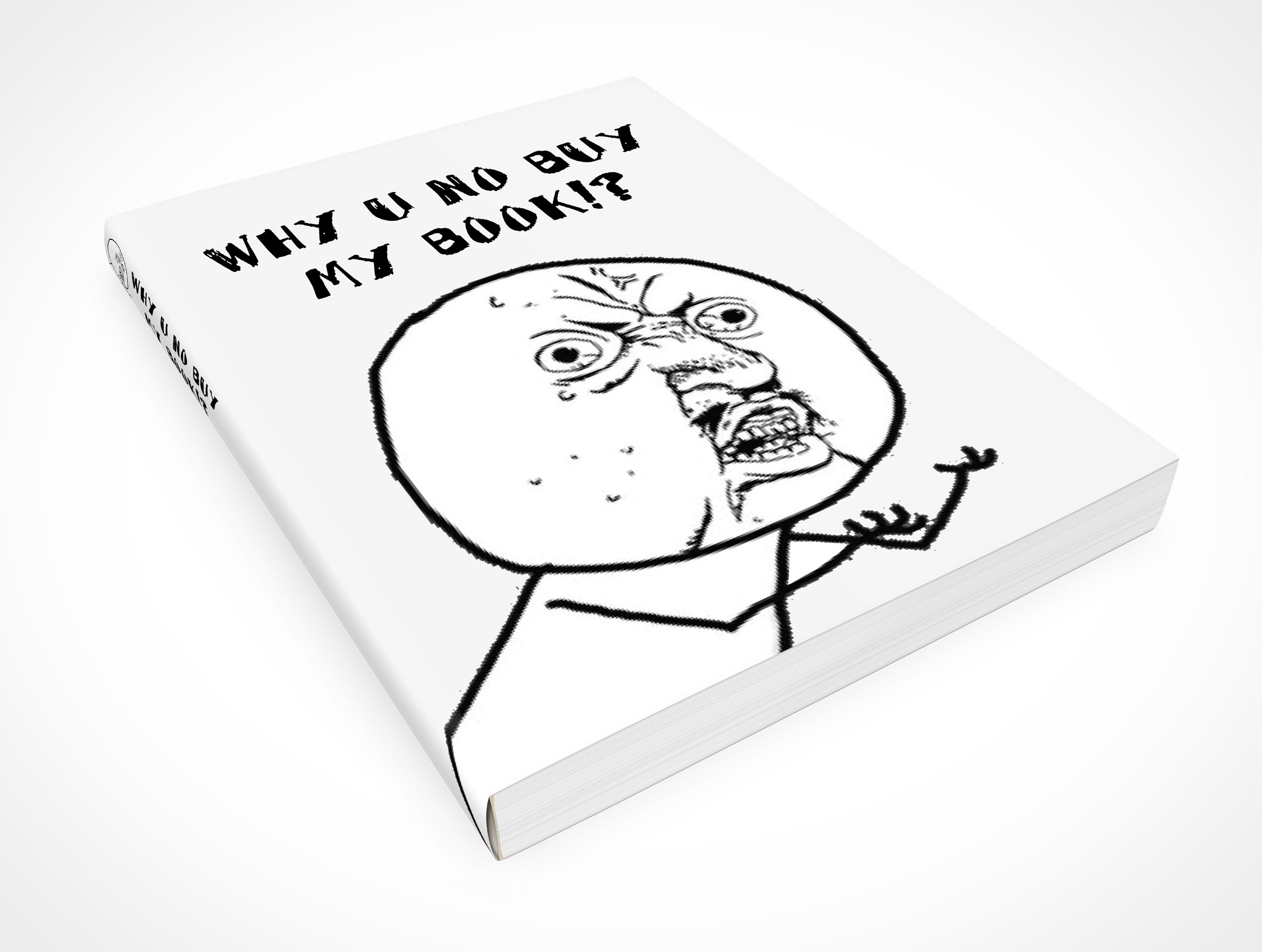 PSD Mockup Why U No Softcover Manual