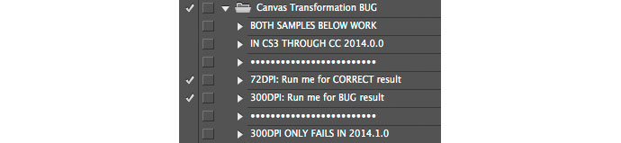 Canvas Transformation BUG expanded
