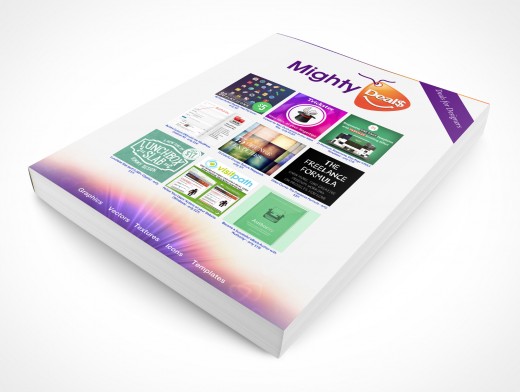 8.5 X 11 Spread Softcover Mockup 19r