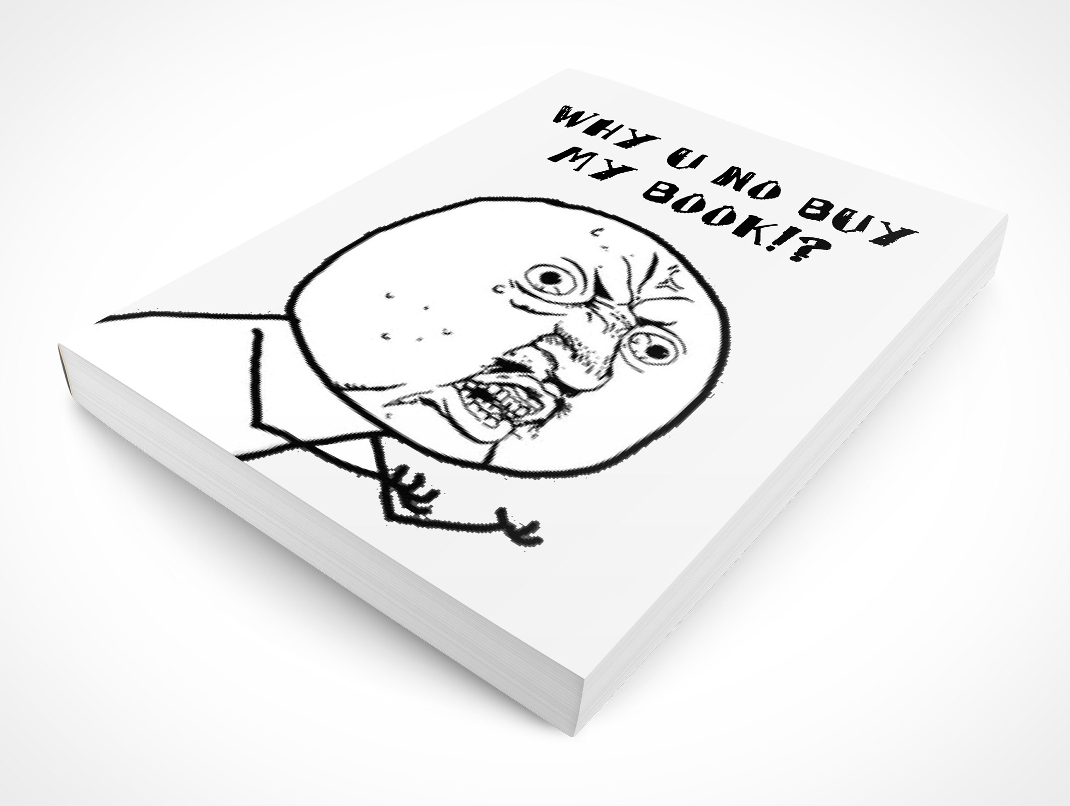 8.5 X 11 Spread Softcover Mockup 19r4