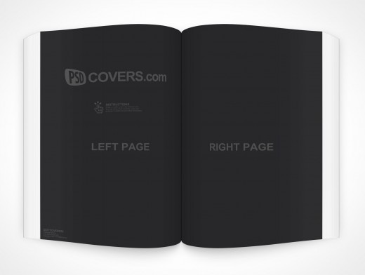 8.5 X 11 Spread Softcover Mockup 20