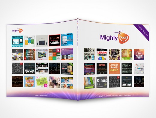 PSD Mockup Brochure Mighty Deals