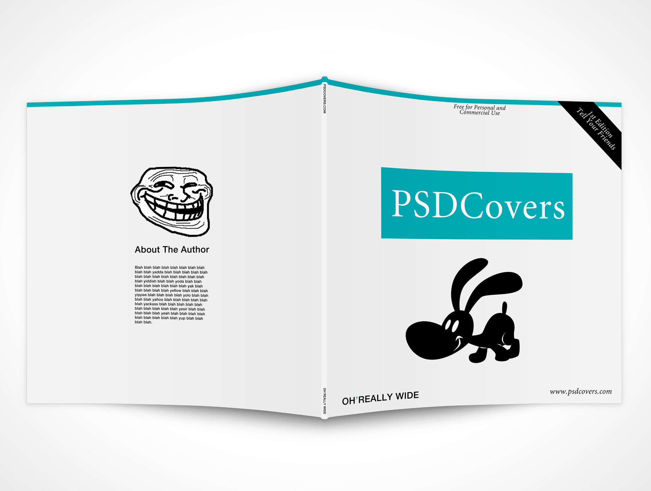 Facedown Square Brochure Mockup 6r4