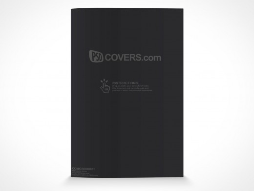 Standing Comic Book Mockup 1