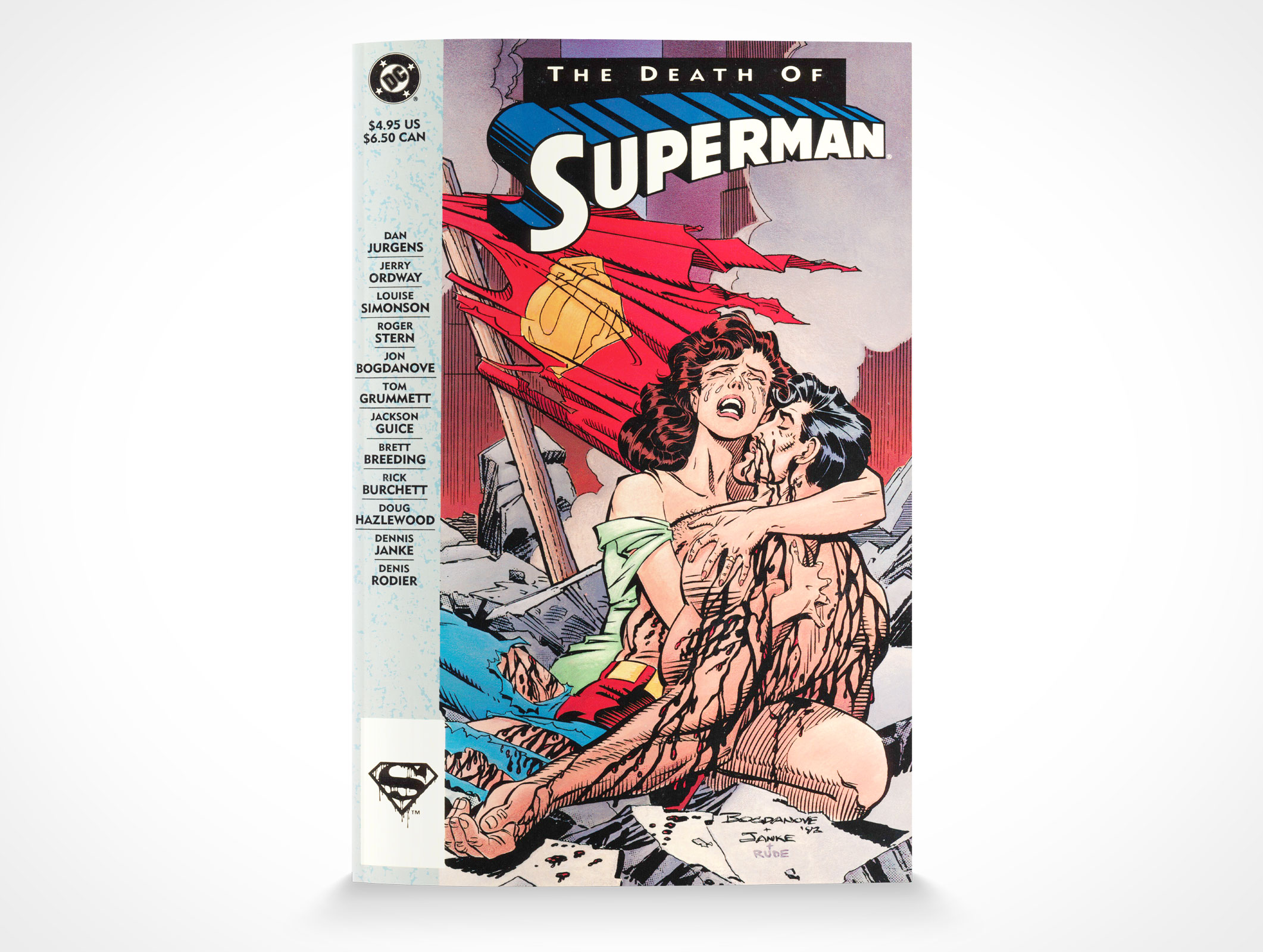 Standing Comic Book Mockup 1r4