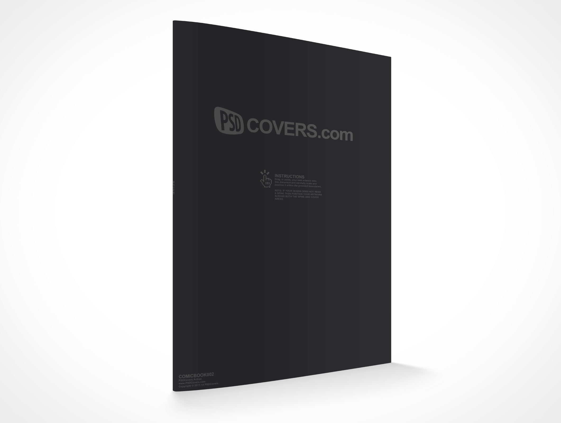Standing Comic Book Mockup 2