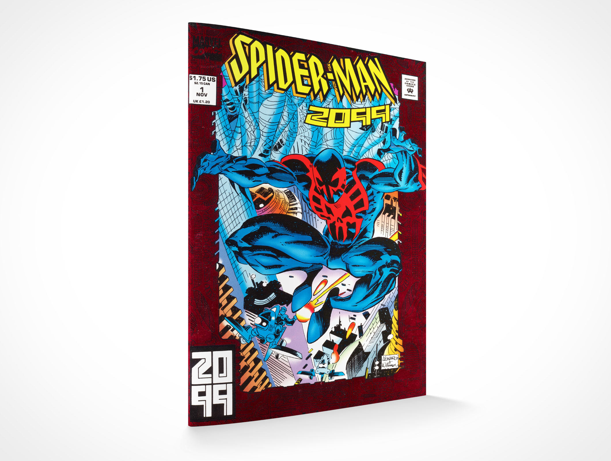 Standing Comic Book Mockup 2r3