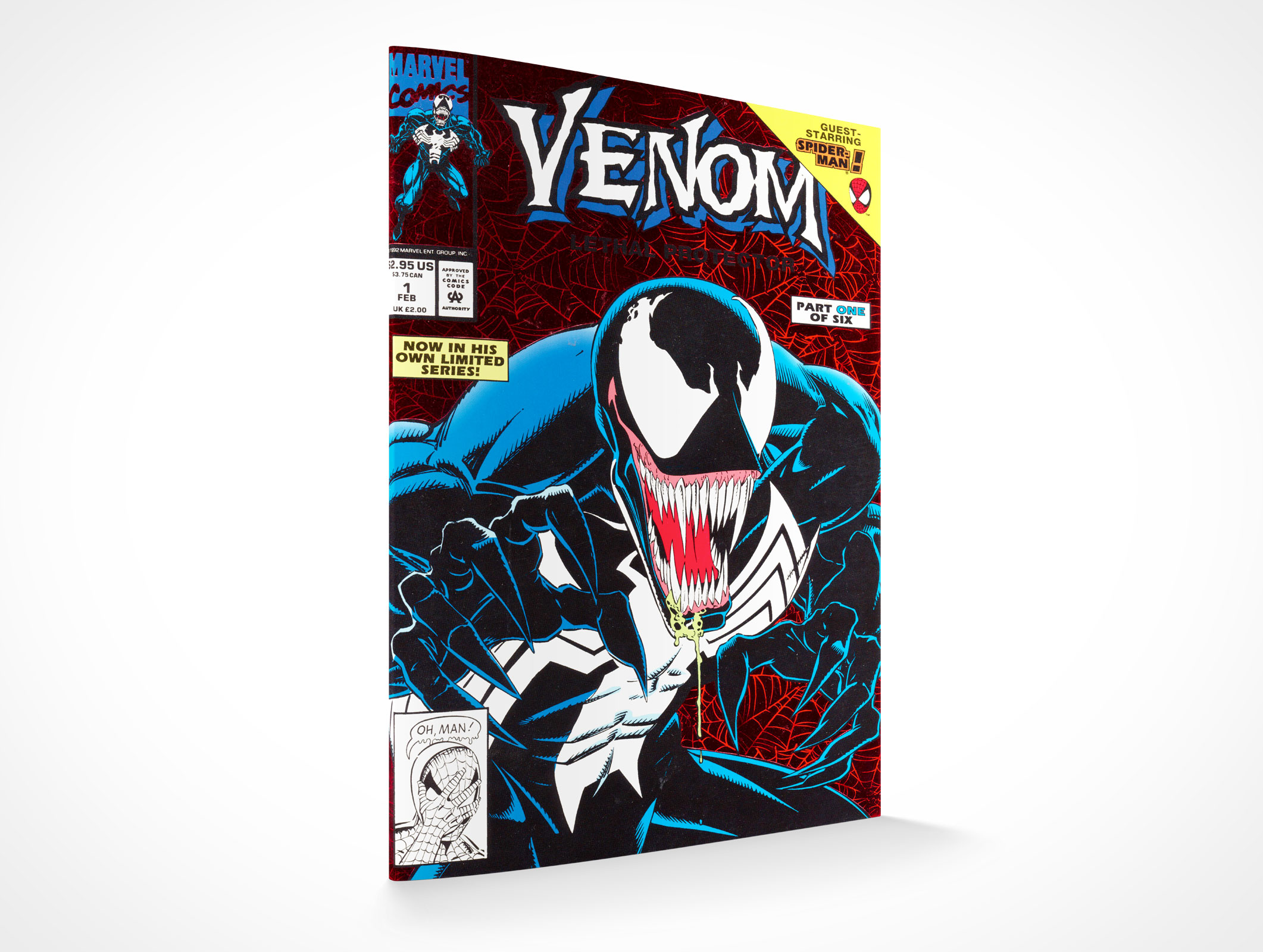 Standing Comic Book Mockup 2r4
