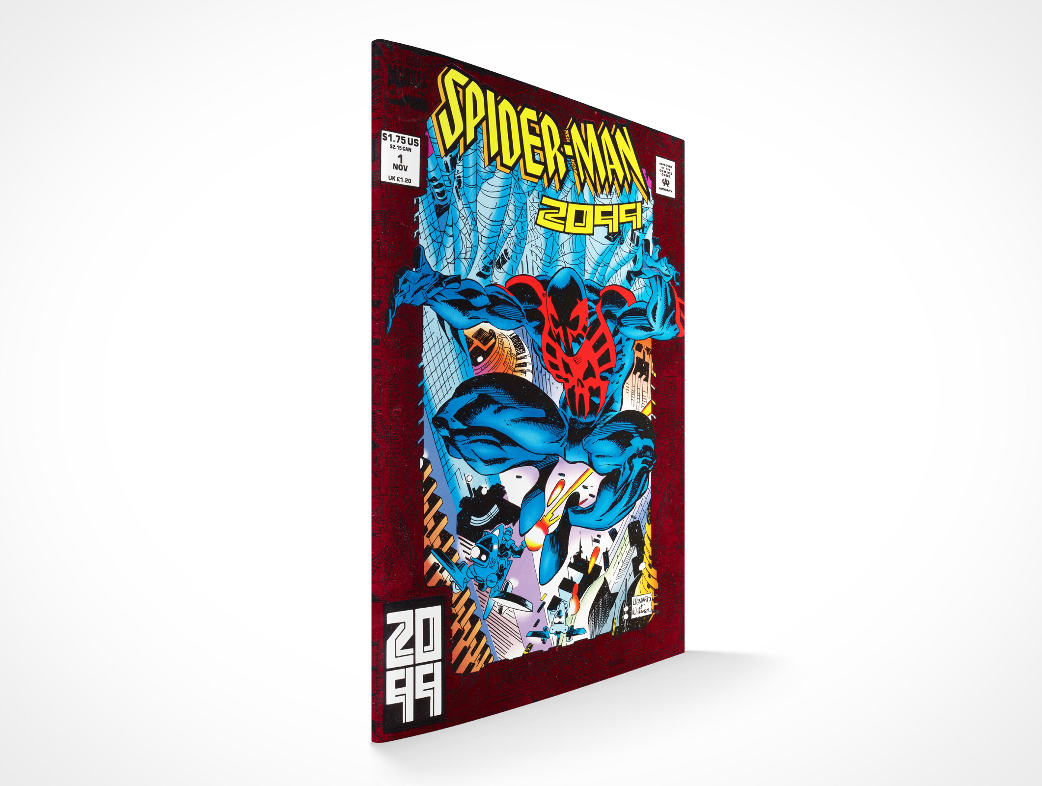 Standing Comic Book Mockup 3r2