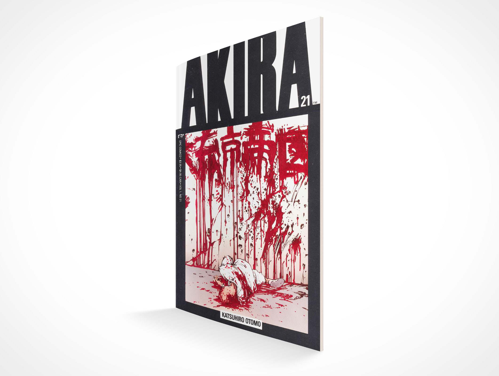 Standing Comic Book Mockup 4r3