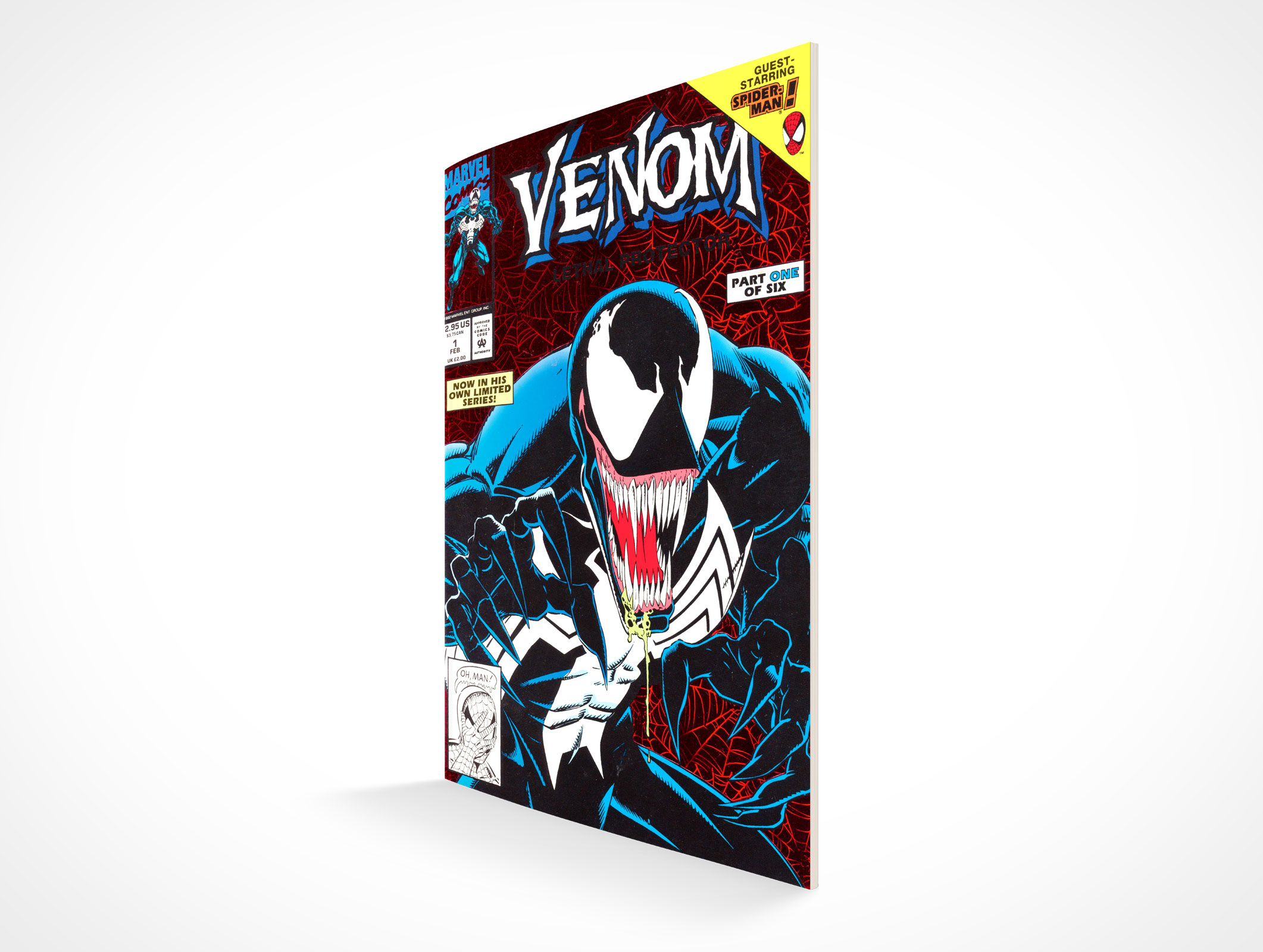 Standing Comic Book Mockup 4r5