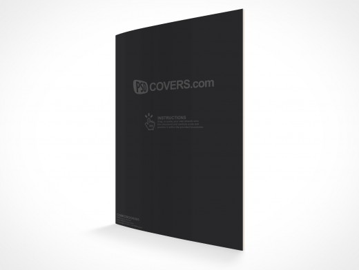 Standing Comic Book Mockup 5