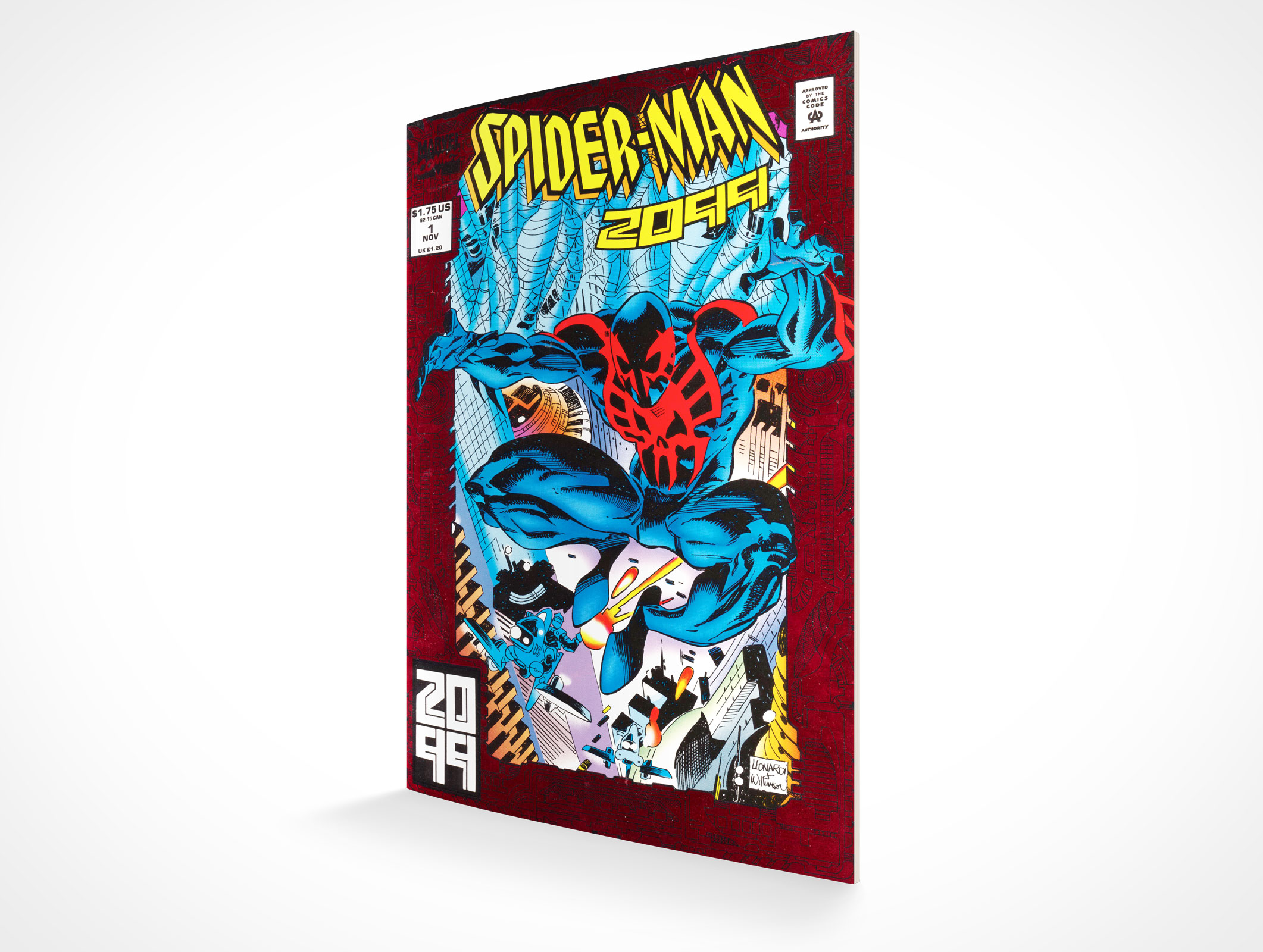 Standing Comic Book Mockup 5r4