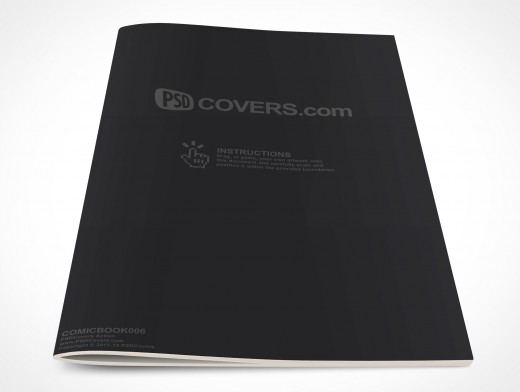 Faceup Comic Book Mockup 6