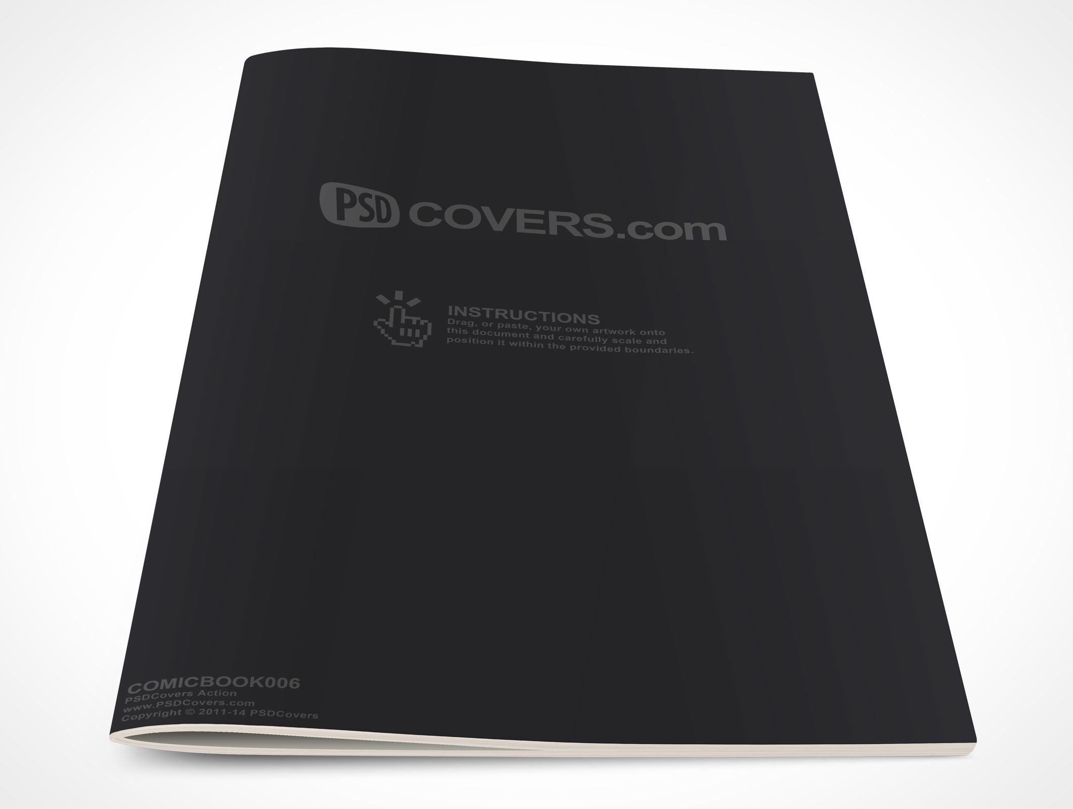 Faceup Comic Book Mockup 6