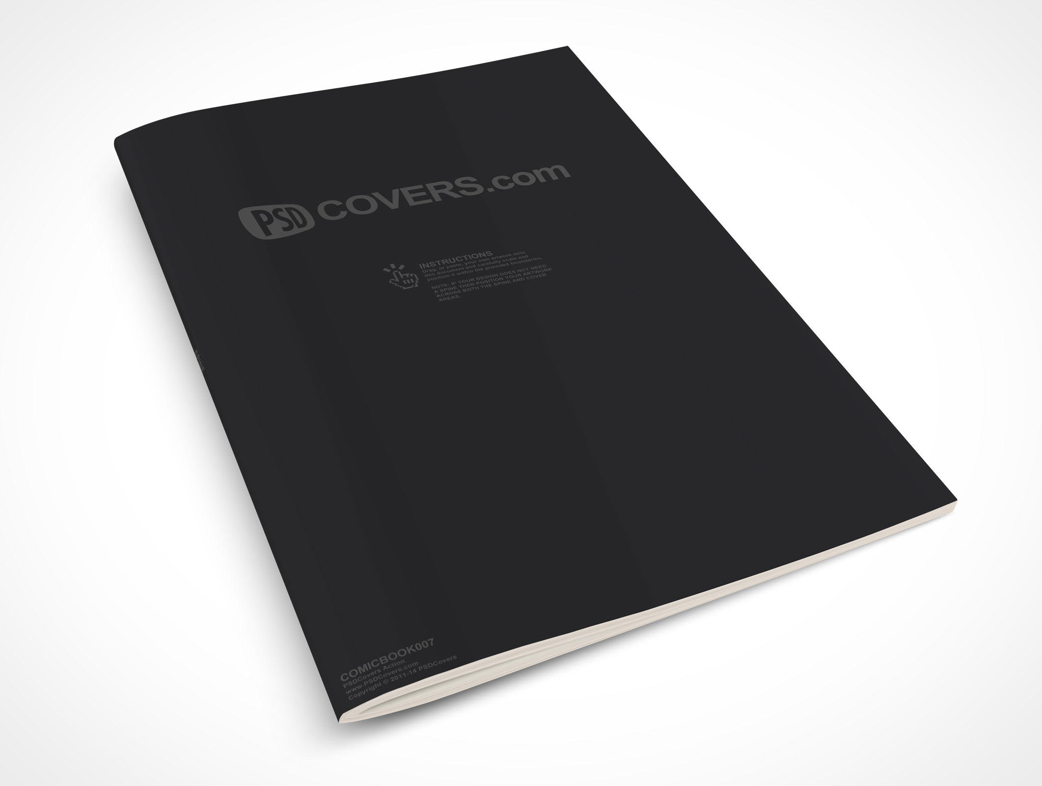 Faceup Comic Book Mockup 7