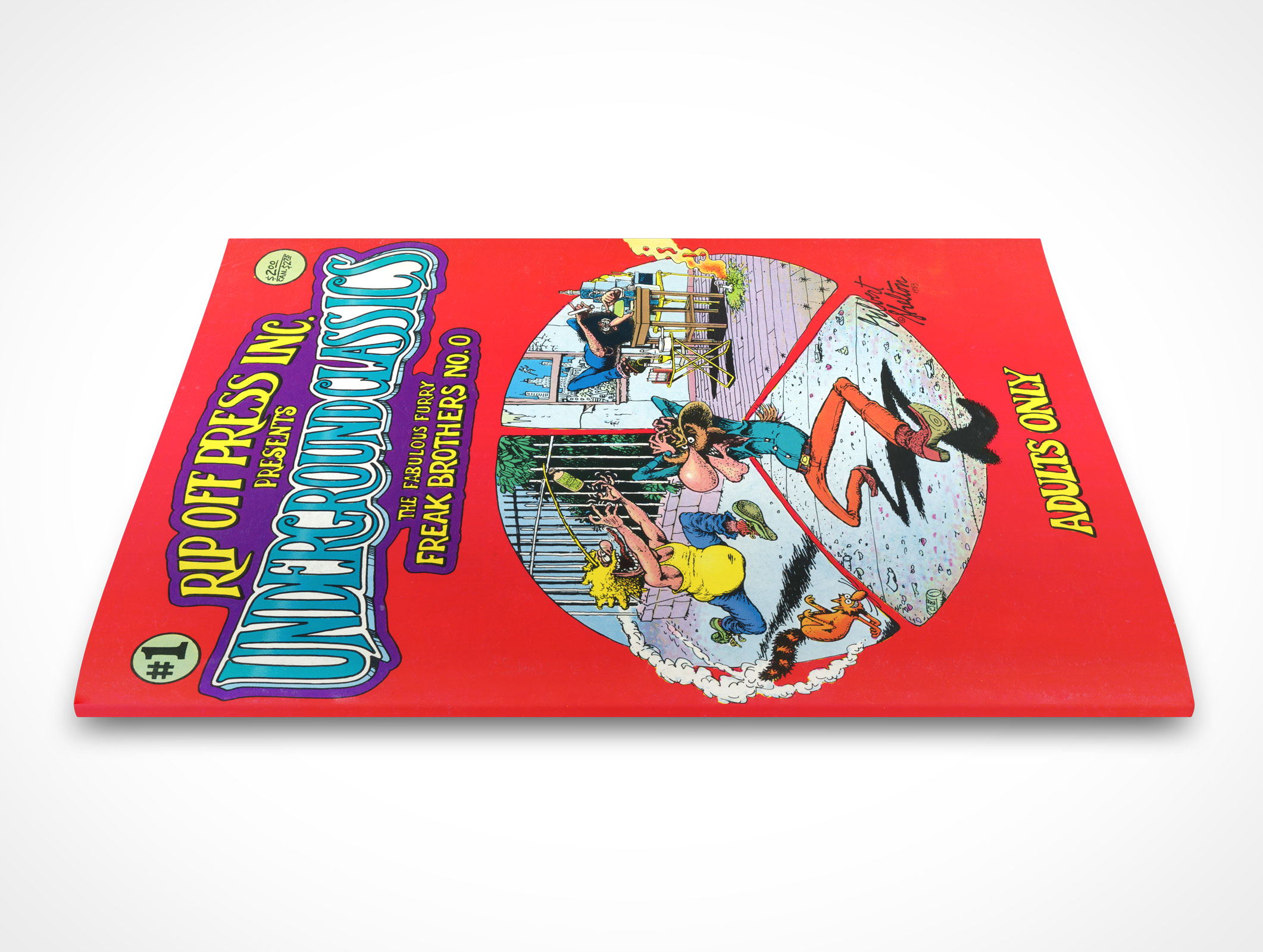 Faceup Comic Book Mockup 9r2