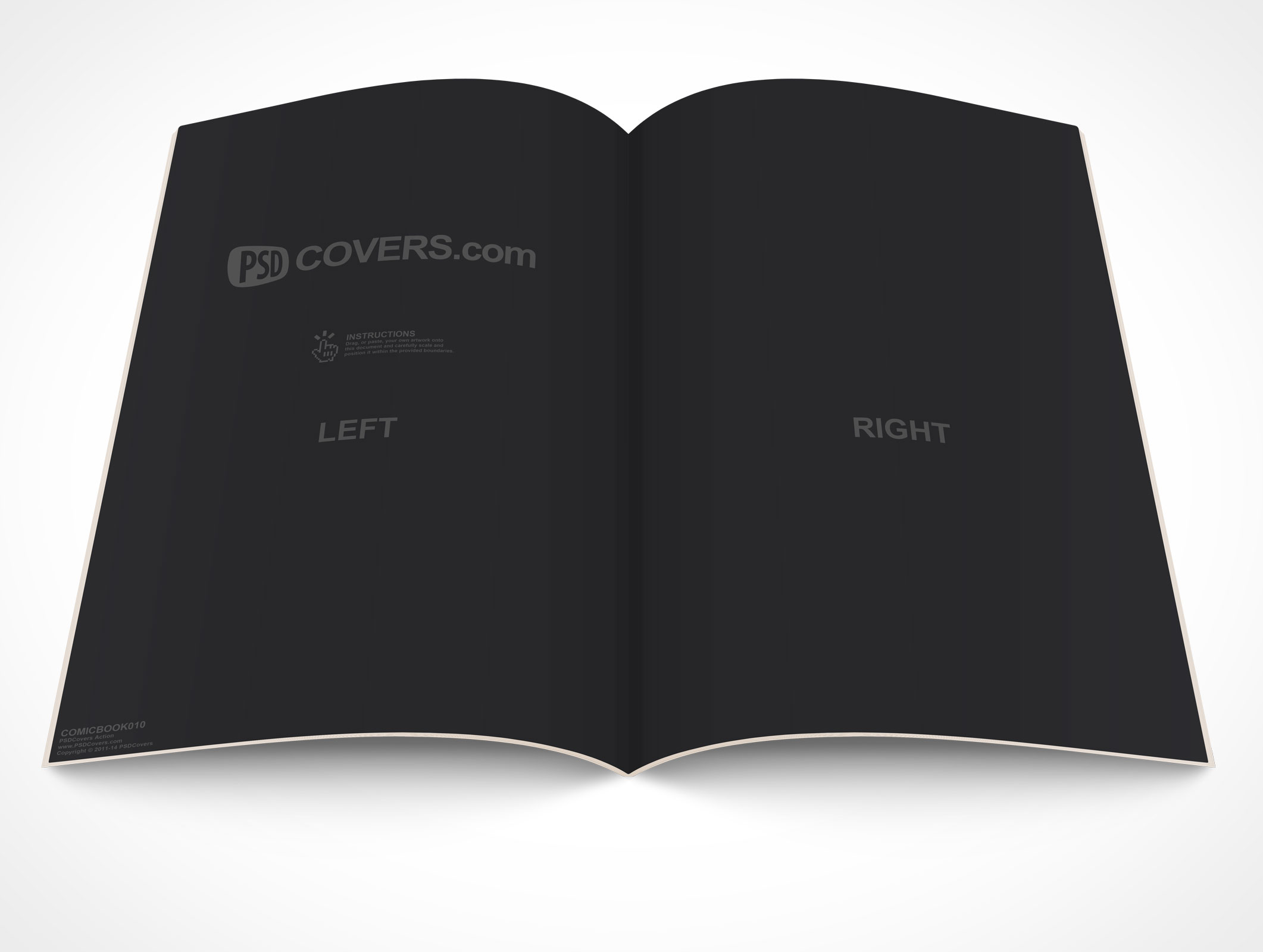 Spread Comic Book Mockup 10