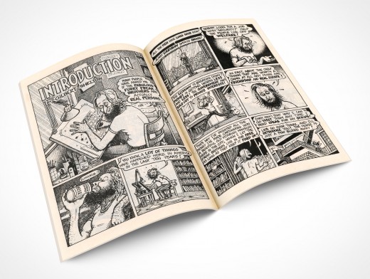 Spread Comic Book Mockup 11r