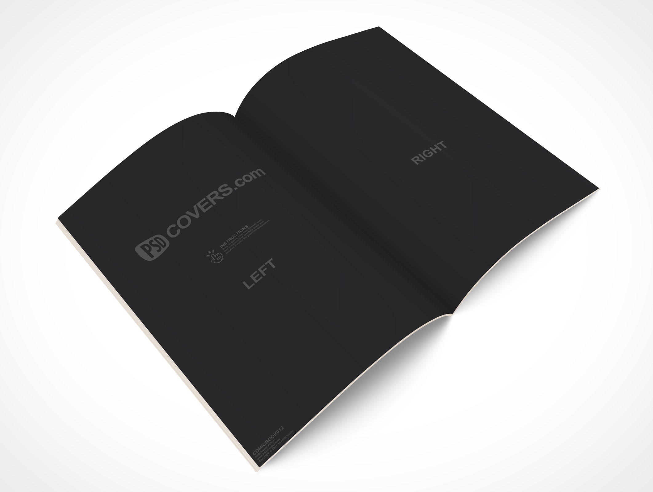 Spread Comic Book Mockup 12