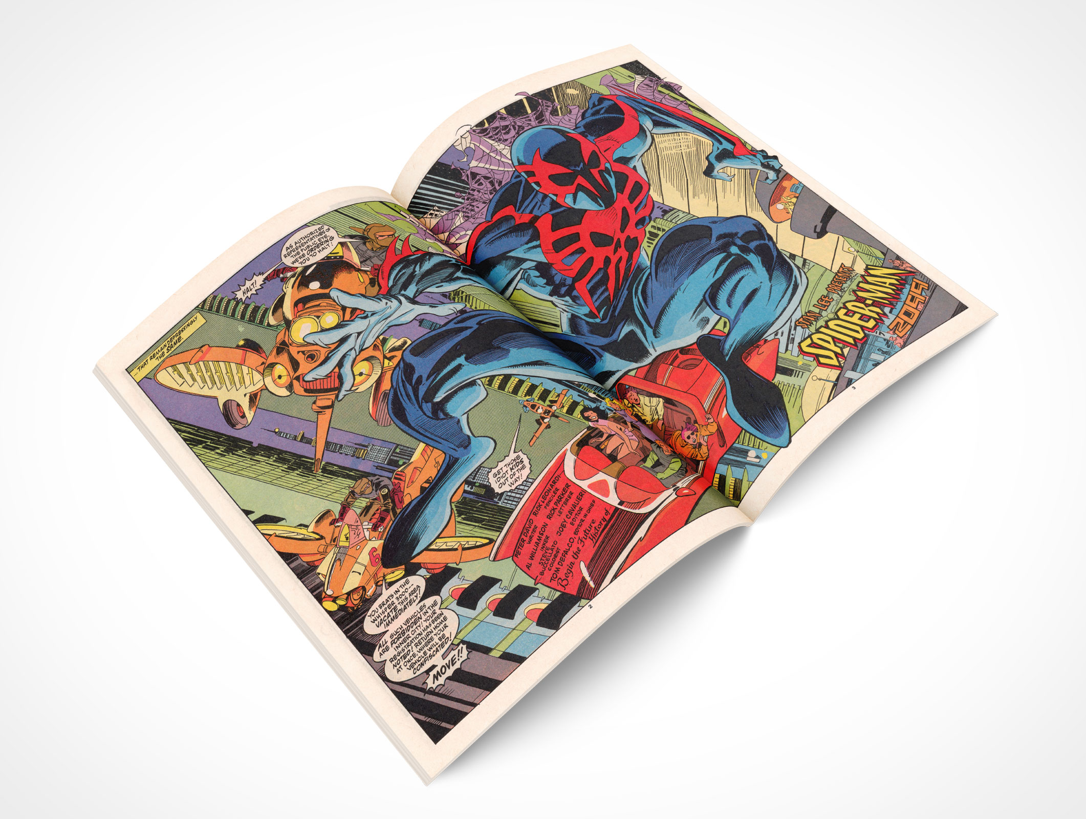 Spread Comic Book Mockup 12r
