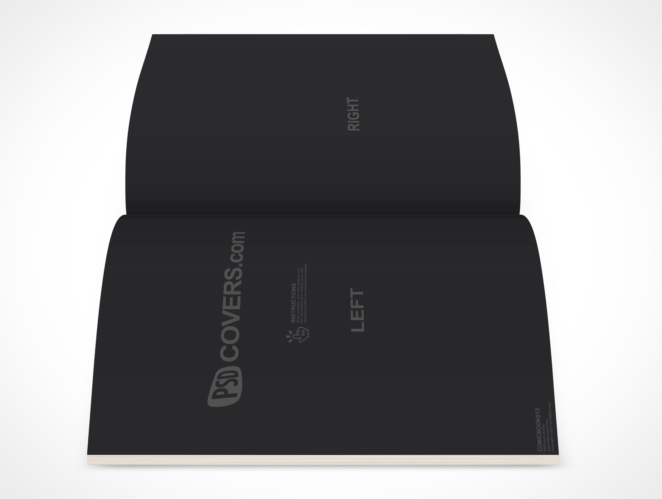 Spread Comic Book Mockup 13
