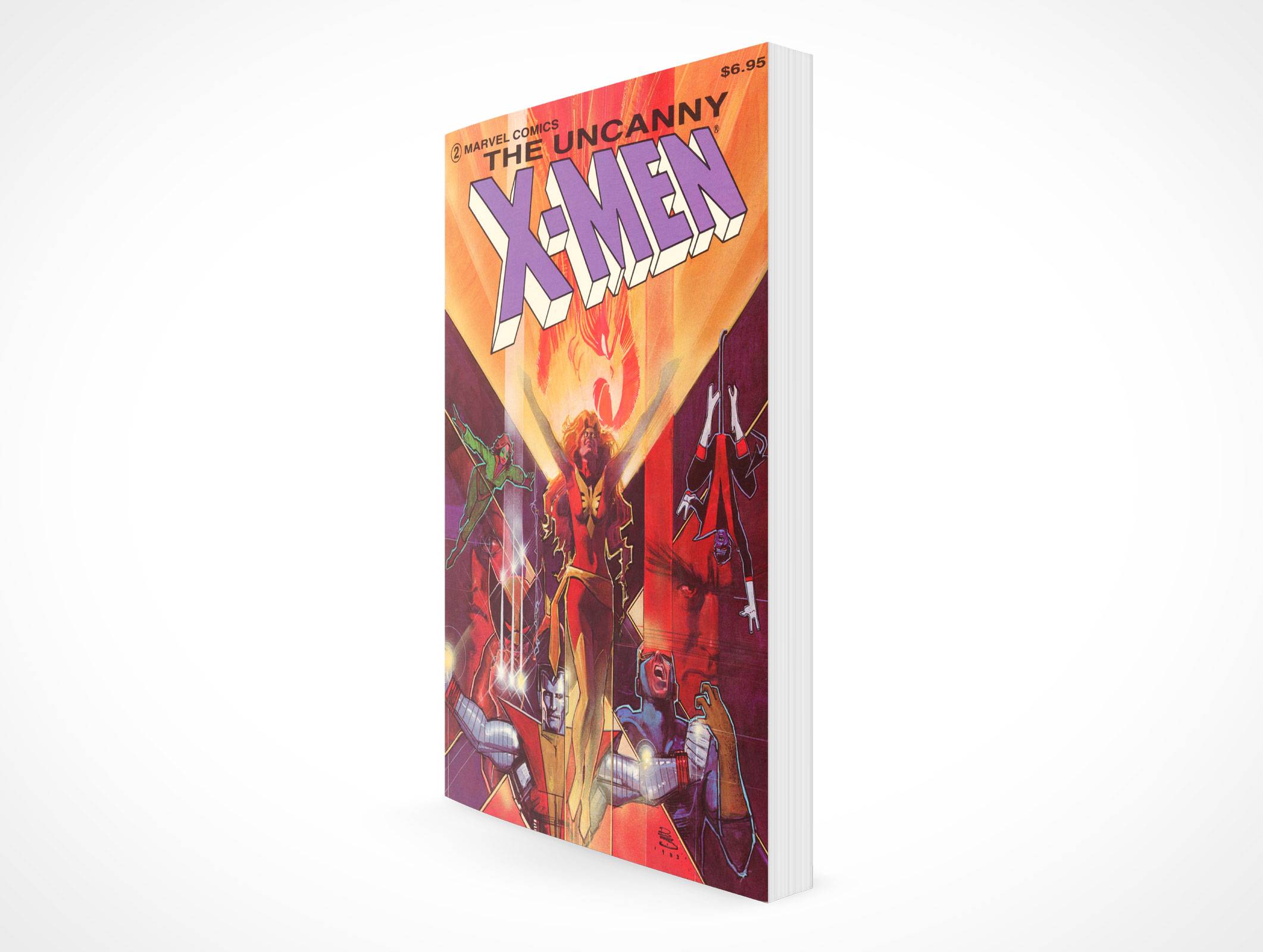 Graphic Novel Book Mockup 3r3