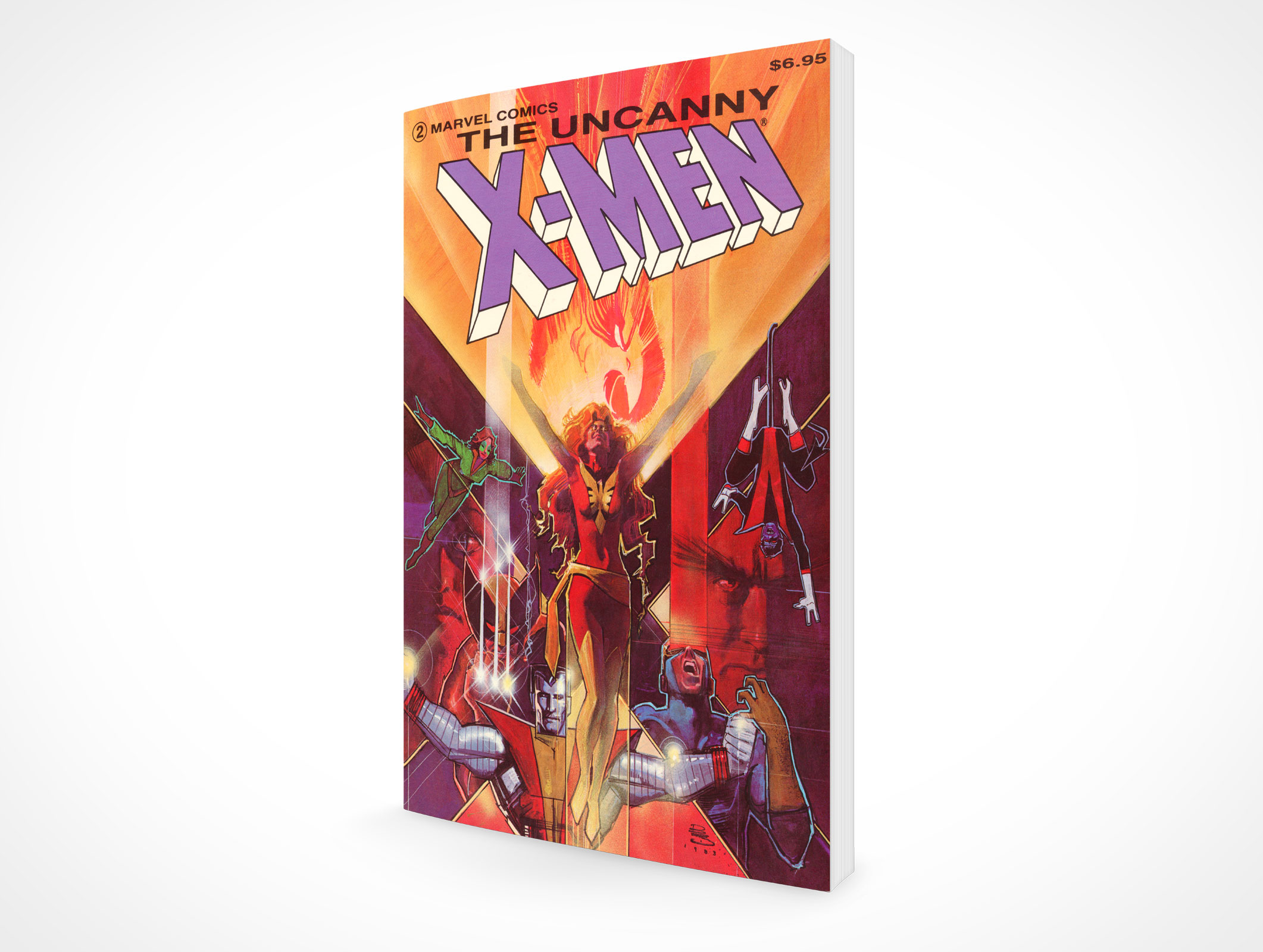 Graphic Novel Book Mockup 4r4