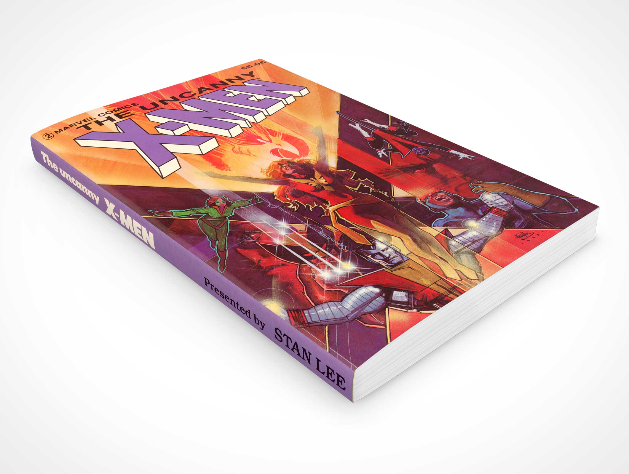 Graphic Novel Book Mockup 5r4