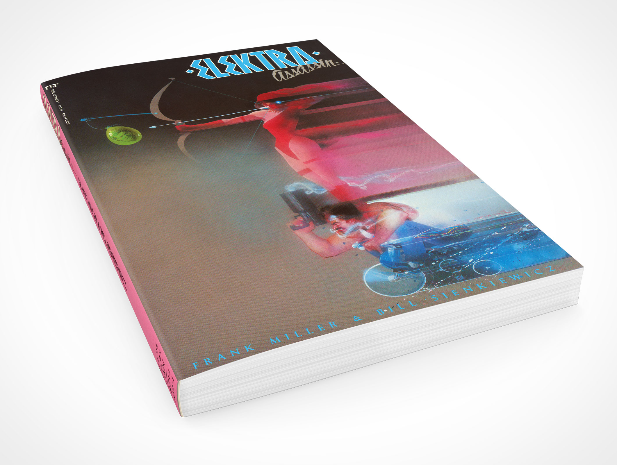 Graphic Novel Book Mockup 6r3