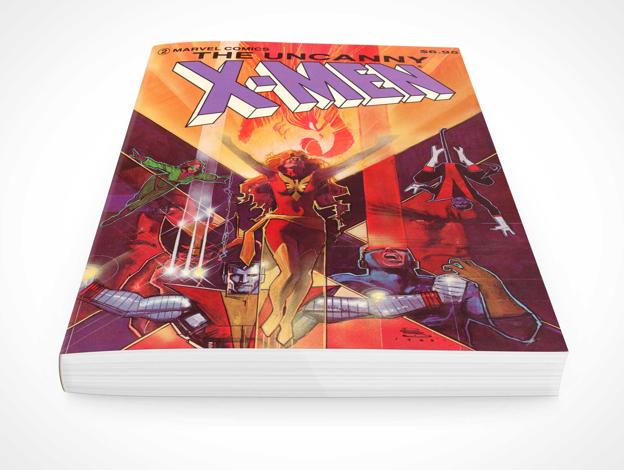 Graphic Novel Book Mockup 7r4