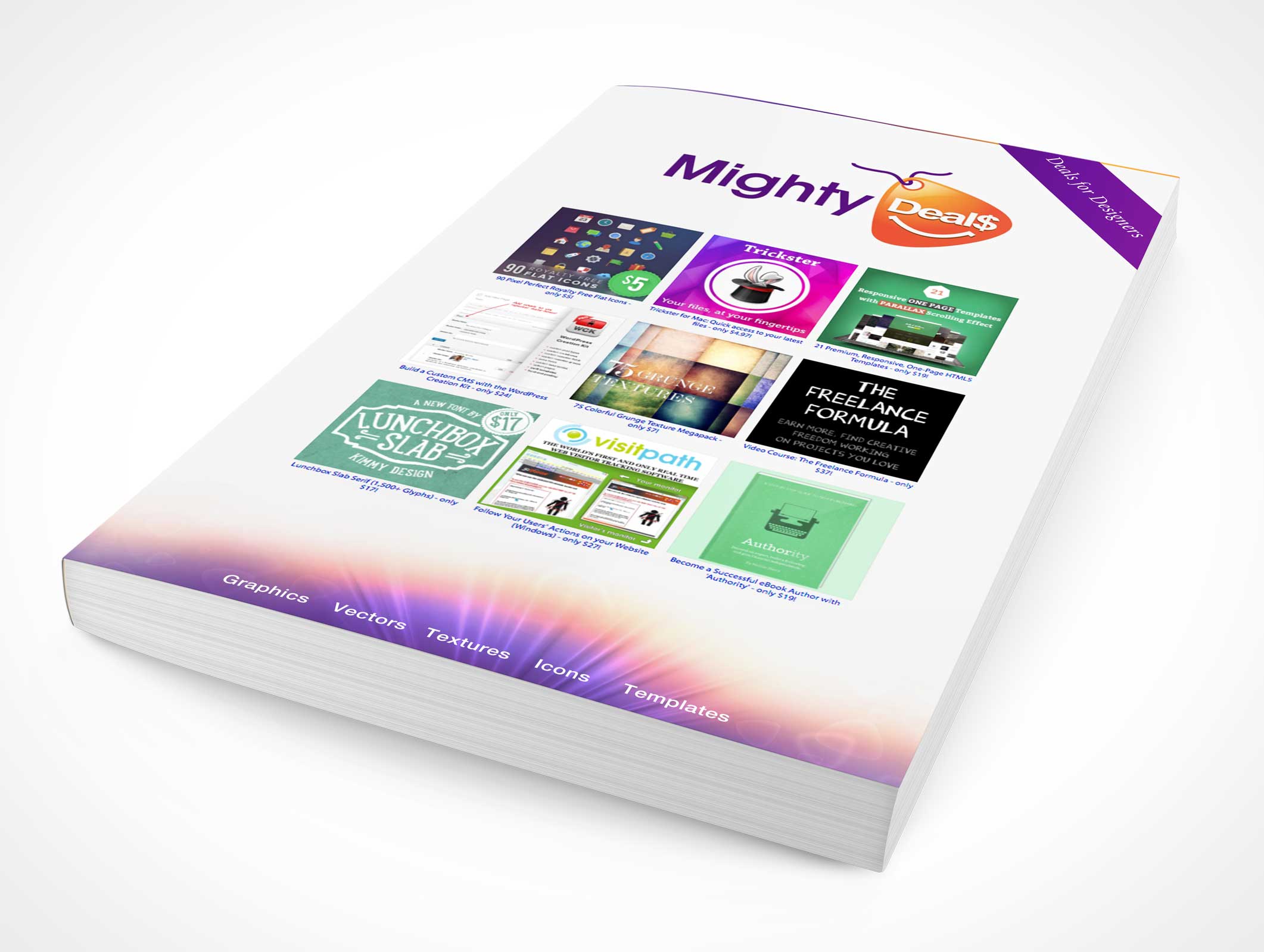 Graphic Novel Book Mockup 8r5