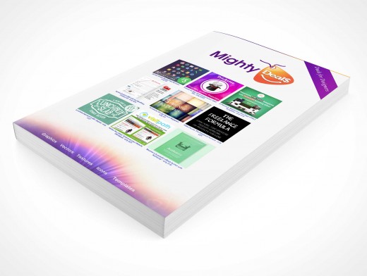 Graphic Novel Book Mockup 9r