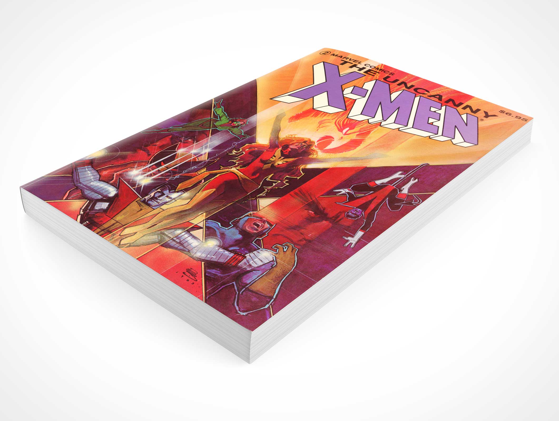 Graphic Novel Book Mockup 9r5