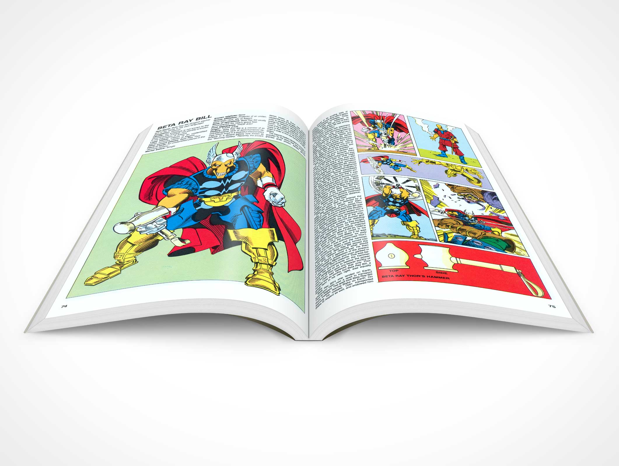 PSD Mockup Softcover Graphic Novel 30 Degree Top View