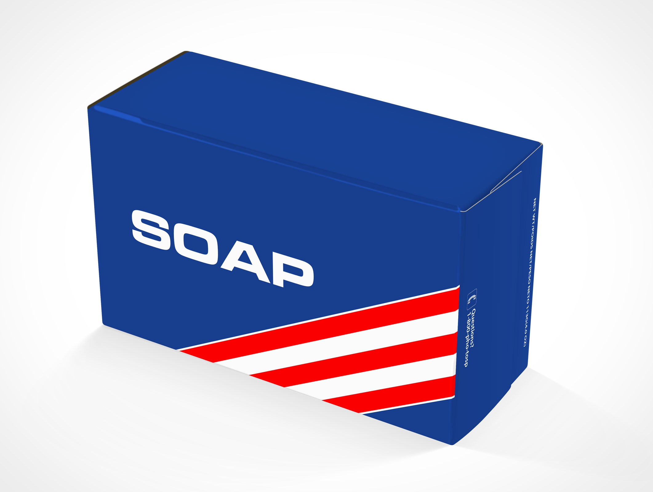 Cosmetic Soap Box Mockup 4r4