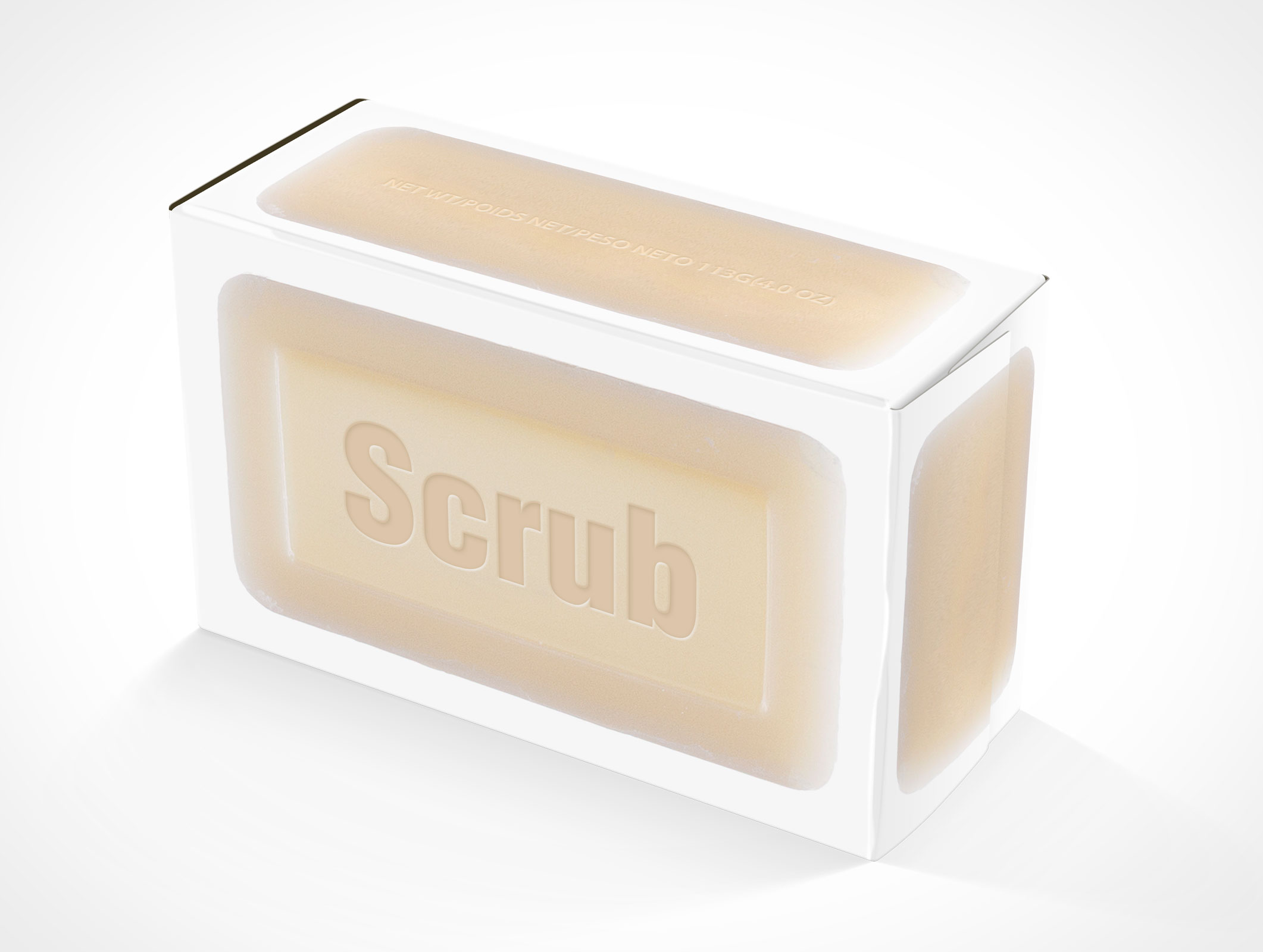 Cosmetic Soap Box Mockup 4r5