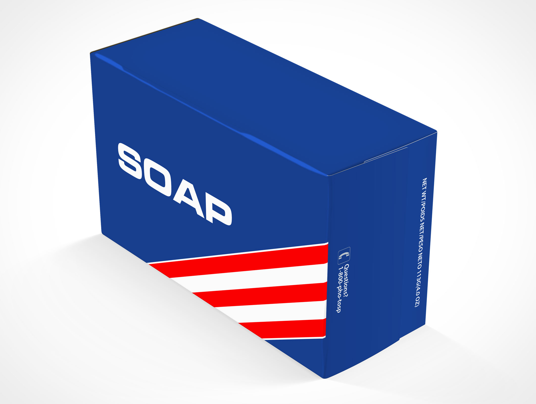 Cosmetic Soap Box Mockup 5r4