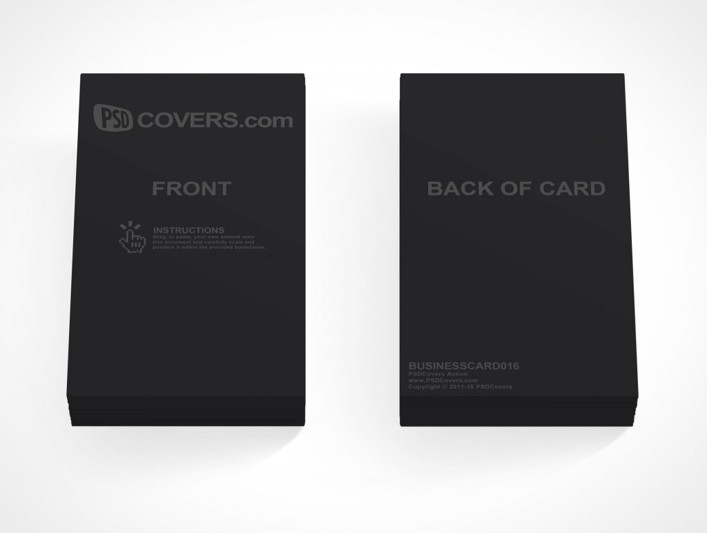 card with in Mockup • PSDCovers